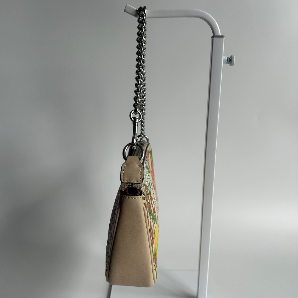 Coach Nolita 19 Shoulder Bag Floral Print Leather CR365 - Picture 3 of 9